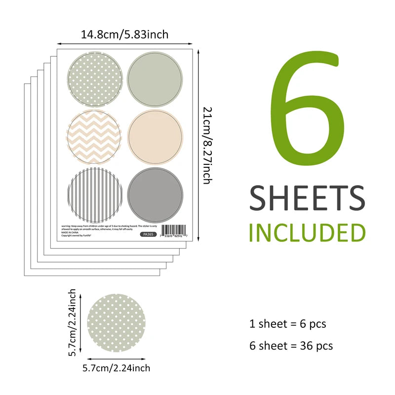 Creative Home Decor Wall Decals Self-Adhesive Bedroom Wall Stickers Waterproof  Polka Dots Removable Bathroom Wallpaper