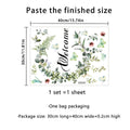 Green Leaves Decorative Vinyl Wall Stickers For Wall Decor Bedroom Accessories Adhesive Wallpaper Furniture Stickers Room Decor